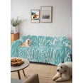 thumbnail image 6 of Teal Coral Coastal Couch Cover for Dogs, Ocean Nautical Seaside Beach Washable Sofa Covers Slipcover for Pets Dogs Futon Cover, Couch Recliner Covers, Oversized Chair Slipcover 71"x91", 6 of 9