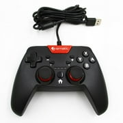 Ematic Nintendo Switch Wired Controller ، أسود + أحمر - NSWC012W