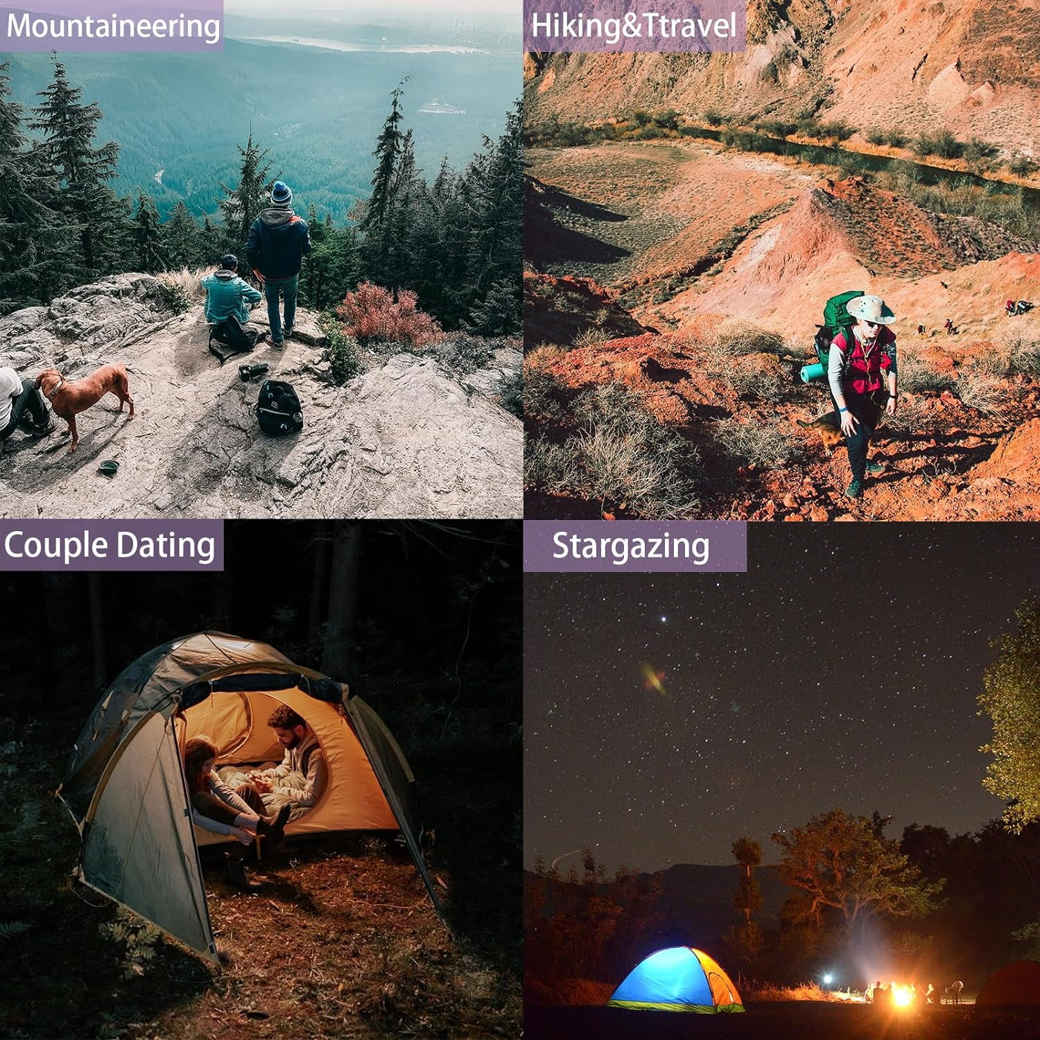 Sleeping Bag for Adults, Girls, Boys - 3 Season Warm & Cool Weather Lightweight Waterproof Camping Bag for Hiking, Outdoor Travel
