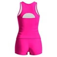 thumbnail image 7 of Oplxuo Womens Tankini Bathing Suits Tummy Control - Floral Printed 2 Piece Swimsuits with Boy Shorts Modest Swimwear, 7 of 7