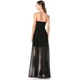 thumbnail image 5 of Nicole Miller Artelier BLACK Chiffon Strapless Gown, US 8, 5 of 7