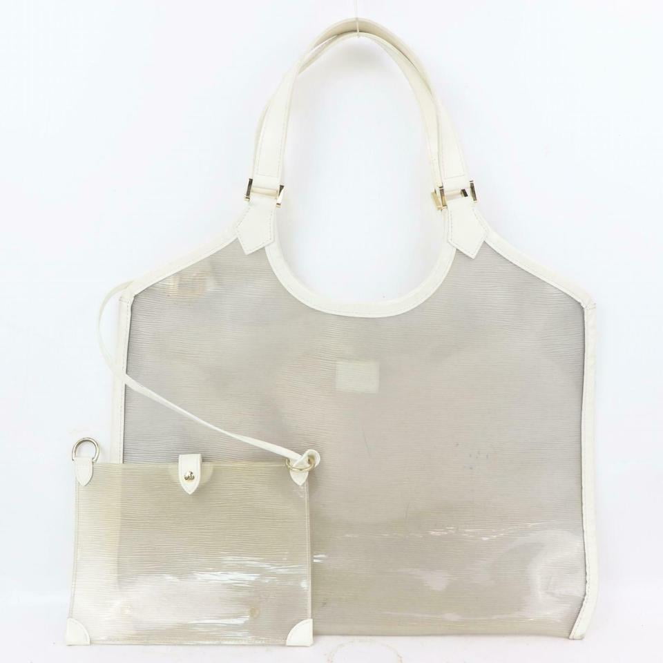 Louis Vuitton - Louis Vuitton Clear Epi Lagoon Bay Plage Tote with Pouch 871193 - www.waterandnature.org ...