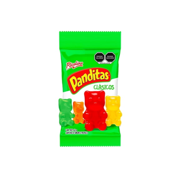 Gomitas Ricolino Panditas clásicos 65 g