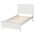 thumbnail image 3 of Baxton Studio Neves Classic and Traditional White Finished Wood Twin Size Platform Bed, 3 of 7