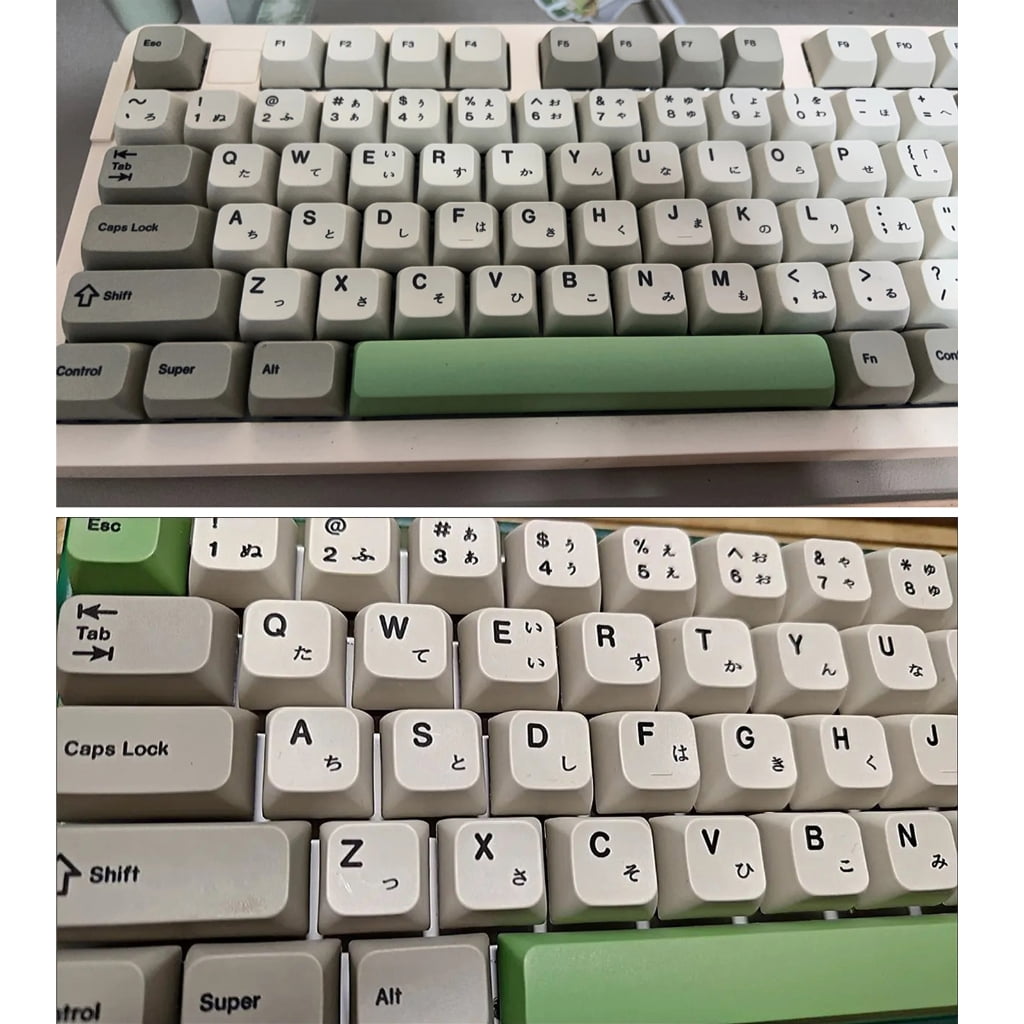 AOOOWER 138Key 9009 Retro Keycap PBT Dye Sublimation XDA Profile Mechanical Keyboards