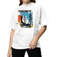 thumbnail image 2 of Yosemite California Vintage Art Women's T-shirt, 2 of 3