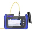thumbnail image 1 of Optical Time Domain Reflectometer, 1550nm Wavelength OTDR Optical Fiber Tester 24dB Dynamic Range 4.3in Color Touch Screen  for Testing, 1 of 7