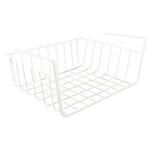 Almacenamiento Debajo del Estante Estantes de Almacenamiento Colgantes Almacenamiento de Alambre de Metal Colgante Cesta Colgante Organizador para Cocina Oficina Despensa