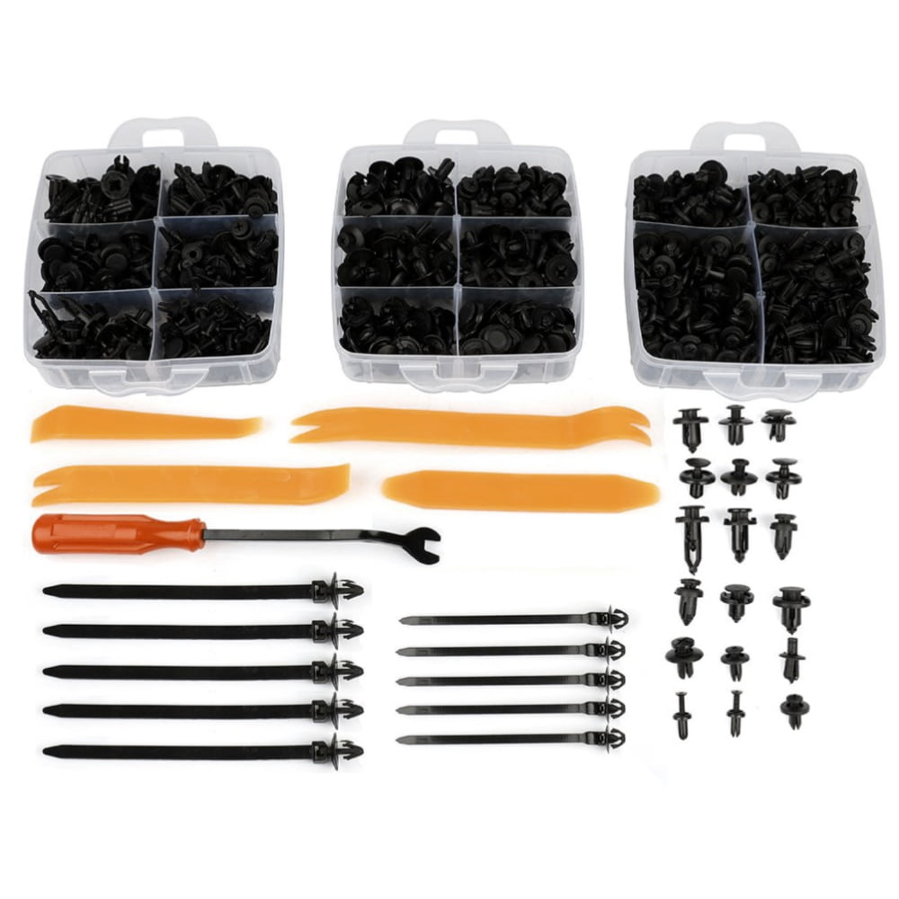 ZJYAIZD Car Retainer Clips Auto Fasteners Push Trim Clips Pin Rivet Bumper Kit (Plastic Clips,Plastic Box) for Subaru for BRZ for Impreza for Legacy for Outback for WRX for WRX ,for Mazda 6