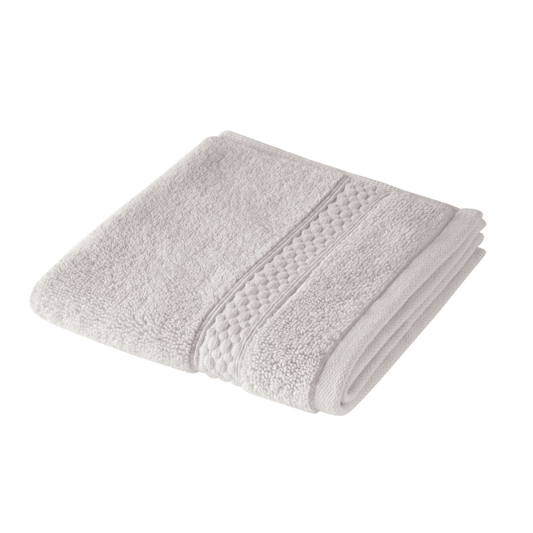 Beautiful by Drew Barrymore Dobby Washcloth, Soft 100% Cotton, Porcini Taupe