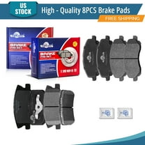 YXPCARS 8PCS Front & Rear Ceramic Brake Pads(D866 D868) for Jeep Compass Patriot Mitsubishi Lancer Outlander Outlander Sport RVR Chrysler 200 Sebring Dodge Avenger