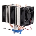 thumbnail image 3 of 1 PC Thermoelectric Cooler Semiconductor Refrigeration Peltier Cooler Air Cooling Radiator Water Chiller Cooling System Device, 3 of 8