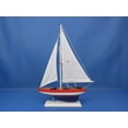 thumbnail image 2 of USA Sailer 17" - Model Sailing Ship - Wedding Centerpiece - Sailboat Centerpiece, 2 of 2