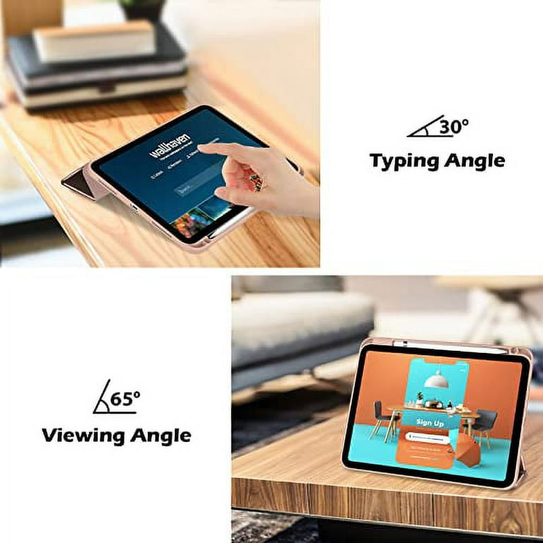 Tablet Case For Apple iPad 10 10.9 2022 10th Generation A2696 A2757 A2777  Soft Silicone Trifold Magnetic Stand Flip Smart Cover