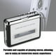 thumbnail image 1 of Reproductor de Cassette Convertidor de Cassette a MP3 USB, convertidor de Cinta USB portátil a Captura de MP3 Reproductor de música de Audio estéreo Reproductor de Cassette Amonsee No, 1 of 6
