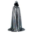 thumbnail image 4 of Gunia Medieval Hooded Cloak For Women Cape Cosplay Halloween Costumes Role Play Dress Up Outfits Stage Performance Holiday Party Wear, 4 of 5