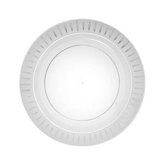 6" Plastic Clear Elegance Plates 24 Count