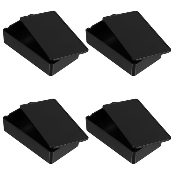 Raindrops 4 Pcs Secret Storage Plastic Project Box For Electronics And Money Portable Safe Box For Travel Hidden Container For Valuables