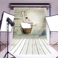 thumbnail image 2 of ABPHOTO Polyester Baby Background Photo Studio Props Children Photography Backdrops Wooden Floor 5x7ft, 2 of 4