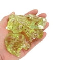 thumbnail image 4 of Uxcell Fire Glass for Fire Pit, 5-8cm(2" to 3.1") High Luster Reflective Glass Rocks, Olive Green, 4 of 5