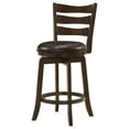 thumbnail image 4 of Coaster Murphy Wood Counter Height Swivel Bar Stool Dark Cherry and Brown, 4 of 12