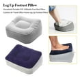 thumbnail image 2 of Wmool Coussin Repose-Pieds Portable Doux en PVC Coussin Repose-Pieds Gonflable - J4L, 2 of 8