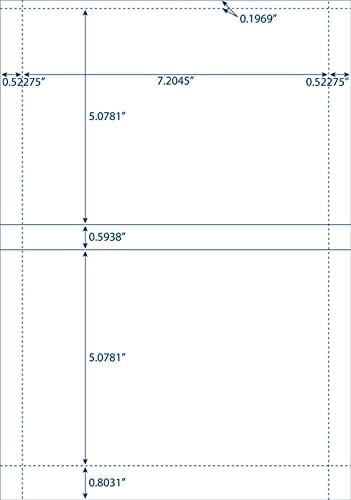 100 Pack 1-Up DVD Case Inserts, Matte White (Same size as Neato DIS-181511)