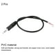 thumbnail image 3 of Uxcell Conector de cable de audio de 3.5 mm con enchufe macho y cable desnudo TRS de 3 polos de 1/8" de 0.30 m 2, 3 of 5