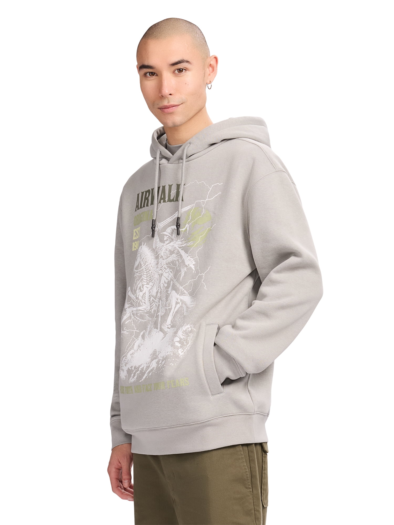 Airwalk Men's & Big Men's Fleece Pullover Hoodie, Sizes XS-3XL