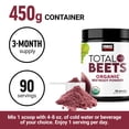 thumbnail image 3 of Force Factor Total Beets betabel organico en polvo 450g, 3 of 4