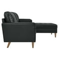 thumbnail image 2 of Valour 98" Leather Sectional Sofa, 2 of 7