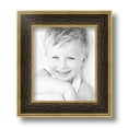 thumbnail image 2 of ArtToFrames 6" x 7" Black Panel With Gold Lip Picture Frame, 6x7 inch Multi Wood Poster Frame (WOM-5092),  Pack, 2 of 7