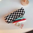 thumbnail image 1 of 2pcs Cosmetic Bag Knitting Makeup Case Hit Color Makeup Bags for Weekend Holiday, 1 of 5