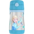 thumbnail image 1 of Thermos Kids Vacuum Insulated 10 oz Straw Bottle, Frozen, 1 of 5