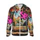 thumbnail image 1 of Fotbe Graffiti Lamp Urban Scene Chaqueta con Protección Solar UPF 50+ para Hombre y Mujer, Camisa con Capucha y Bolsillos-Small, 1 of 7