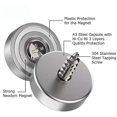 thumbnail image 3 of 12 Pcs Neodymium Magnets 10KG force 20 x 7 mm with hole and capsule, countersunk pot magnet with screws and 12 steel pads, 3 of 4