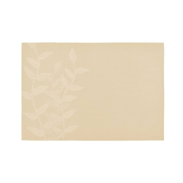 Mantel Individual Mainstays Fondo de Hojas Beige