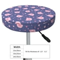 thumbnail image 2 of Uemuo Cute Pig Pattern Round Bar Stool Seat Covers Washable Stool Cushion Slipcover Elastic Bar Chair Covers-, 2 of 7