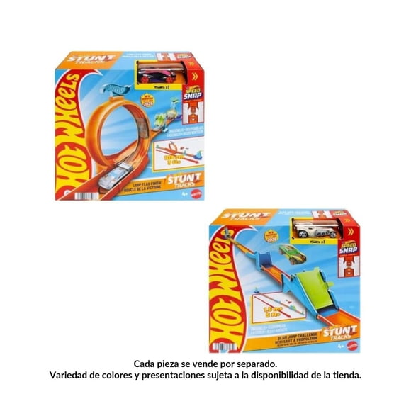 Pista de Juguete Mattel Hot Wheels Pistas de acrobacias Sorpresa Varios modelos 1 pieza