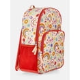 thumbnail image 3 of Wonder Nation Kids' 17" Rainbow Gardens Backpack, Coral Rose, 3 of 5