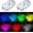 2PCS 7 Colored Sound Control Lights, variant on 2 PCS Car Led Lights Interior,Ice Blue Ambient Lighting Car Interior,USB Rechargeable Car Interior Reading Light,Portable Led Lights for Car
