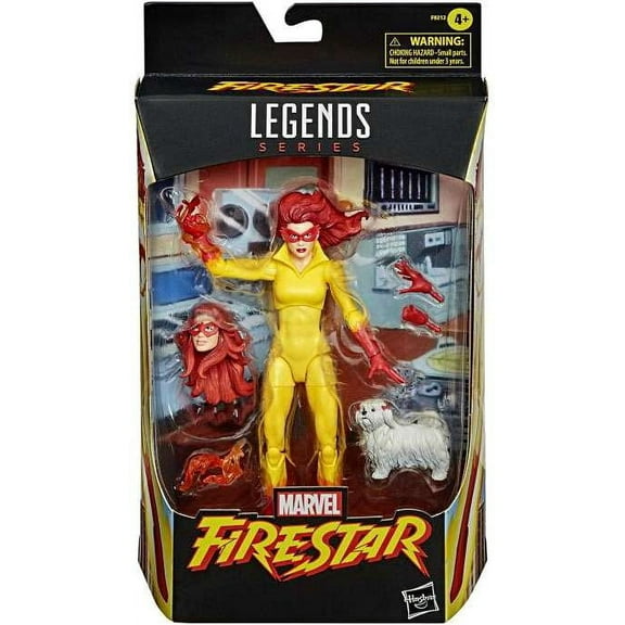 Hasbro Marvel Legends Series Firestar 6" Action Figure with Ms. Lion & Accessories 4  years