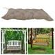 thumbnail image 3 of Cojín impermeable para banco de jardín, para exteriores e interiores, para patio, silla y columpio Caqui 120x50x10cm, 3 of 9