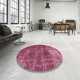 thumbnail image 3 of Ahgly Company Indoor Rectangle Abstract Pink Oriental Area Rugs, 2' x 3', 3 of 6