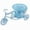 Blue, variant on Small Tricycle Bicycle Flower Basket Vase Storage Home Office Table Desk Decor
