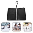 thumbnail image 4 of Zipper Portfolio Multi Functional Zippered Portfolio Organizer Business Binder For Documents Office Portfolio Business Portfolio Folder A5, 4 of 8