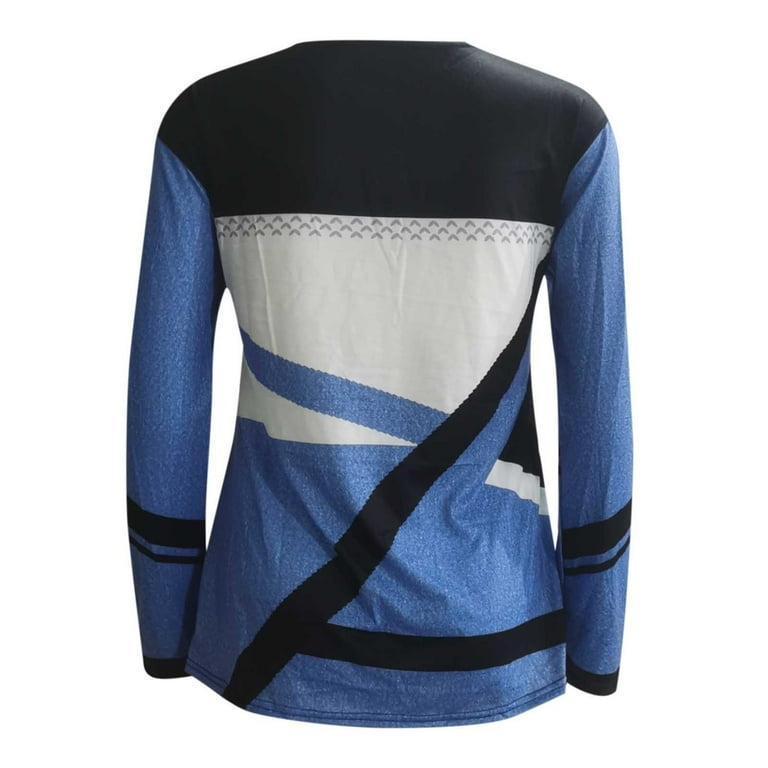 Long Sleeve O-Neck Stitching T-Shirt Long Sleeve O-Neck Stitching T-Shirt