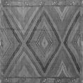 thumbnail image 1 of Ahgly Company Indoor Square Southwestern Gray Country Area Rugs, 4' Square, 1 of 1