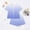 Blue, variant on Paiwinds Women's Pajama Set - Turndown Button Short Sleeve Printed Blouse & Pants, Luxurious Feel for Home or Daily Use