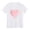 /c54White241, variant on WEIGFI Child Toddler Girls Tee Shirts Love Heart Graphic Tees School Outdoor Playwear Short Sleeve Crew Neck Casual Daily Wear Summer Soft Party Tops,Dark Green,3-4 Years